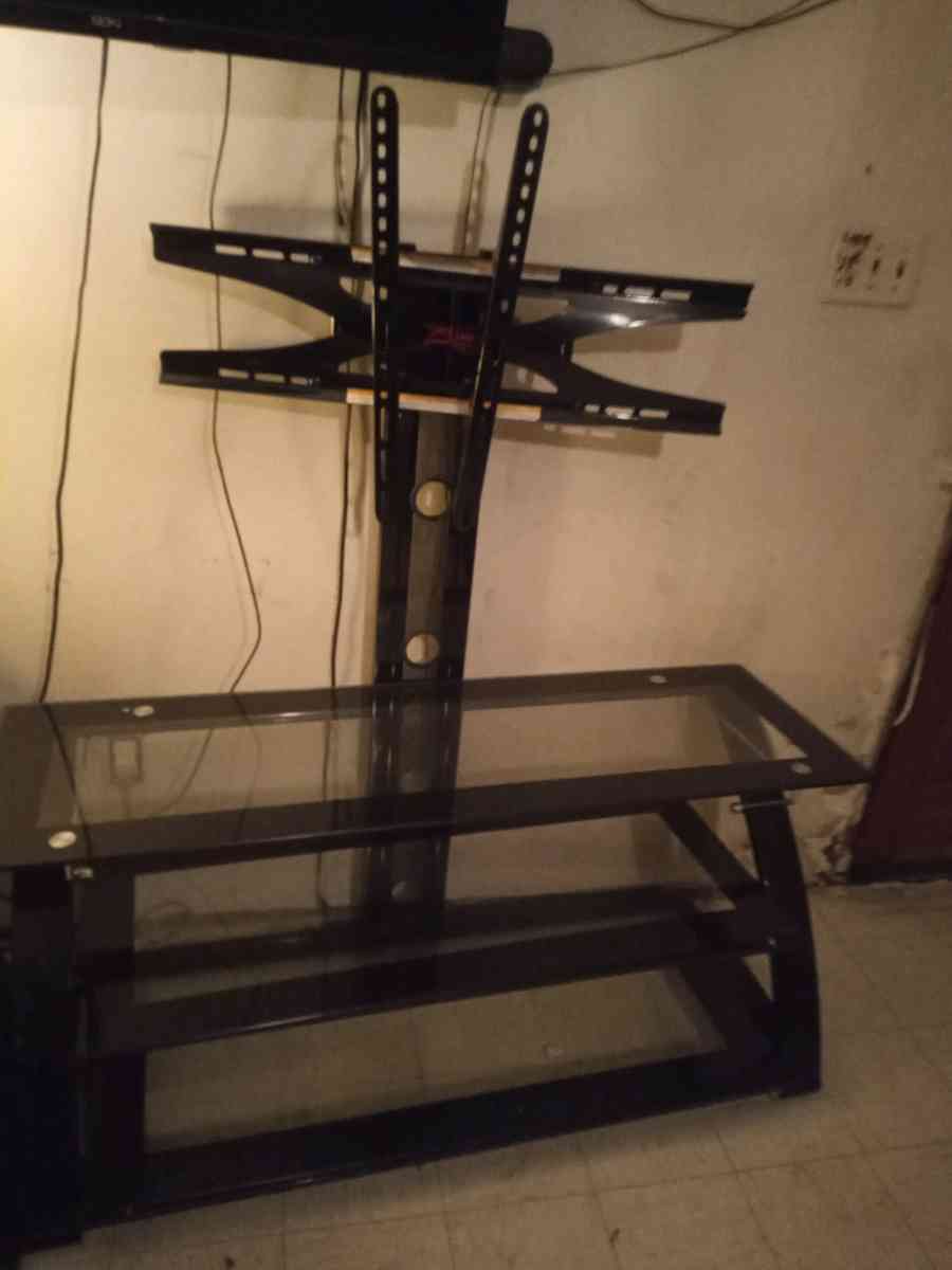 zline TV stand 3 tier glass table - Alachua, Florida