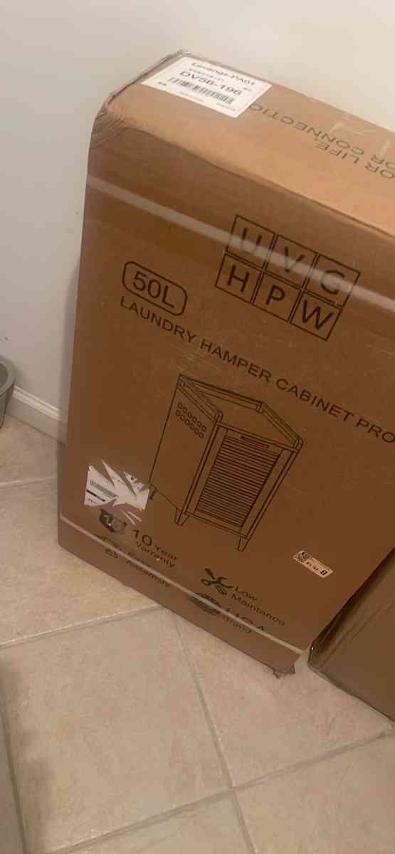 Metal Tilt Out laundry hamper - Camden, New Jersey