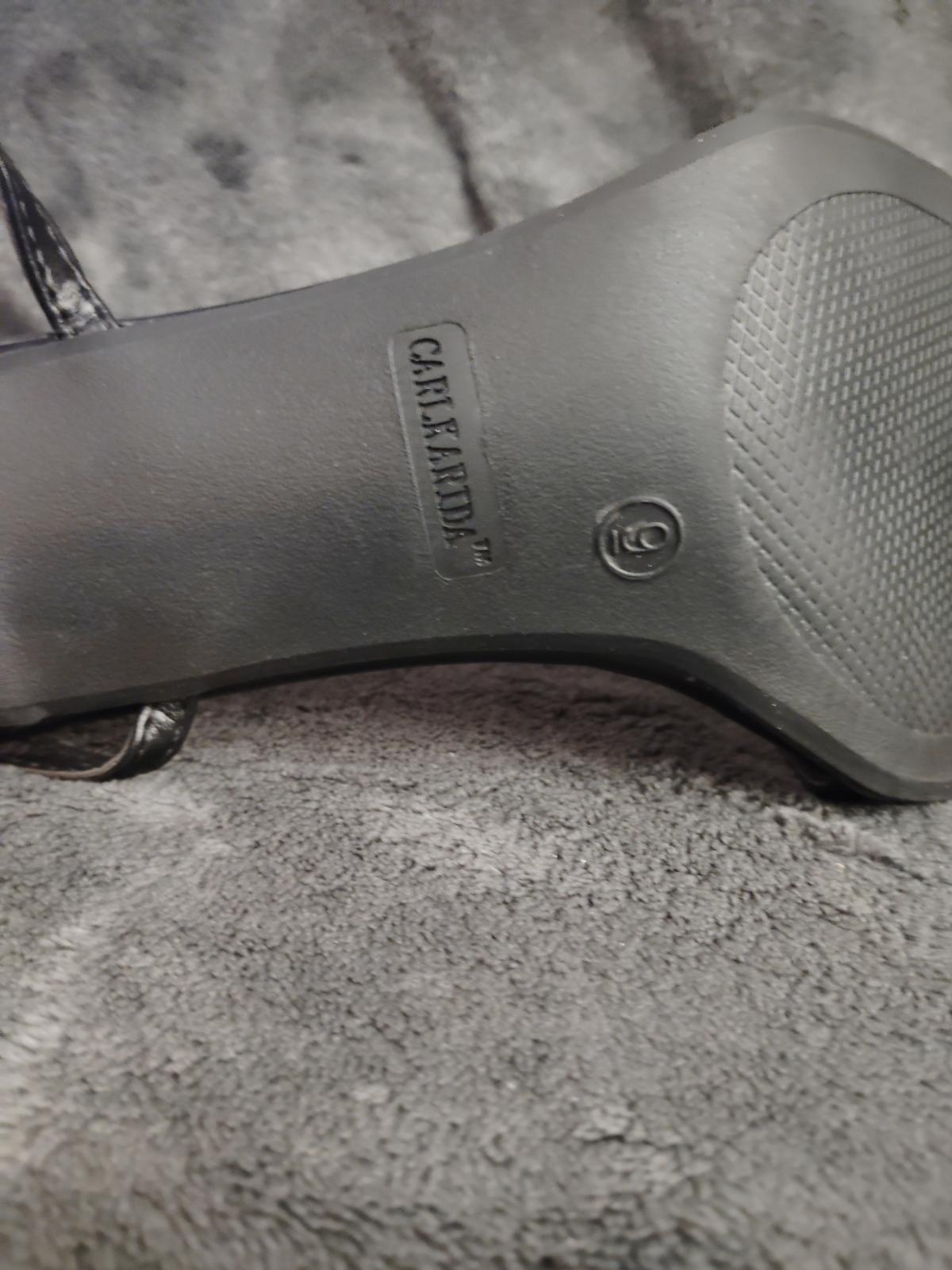 Carlkarida Square Toed Heels size 9 Black - Virginia Beach, Virginia - FleaMarketBay