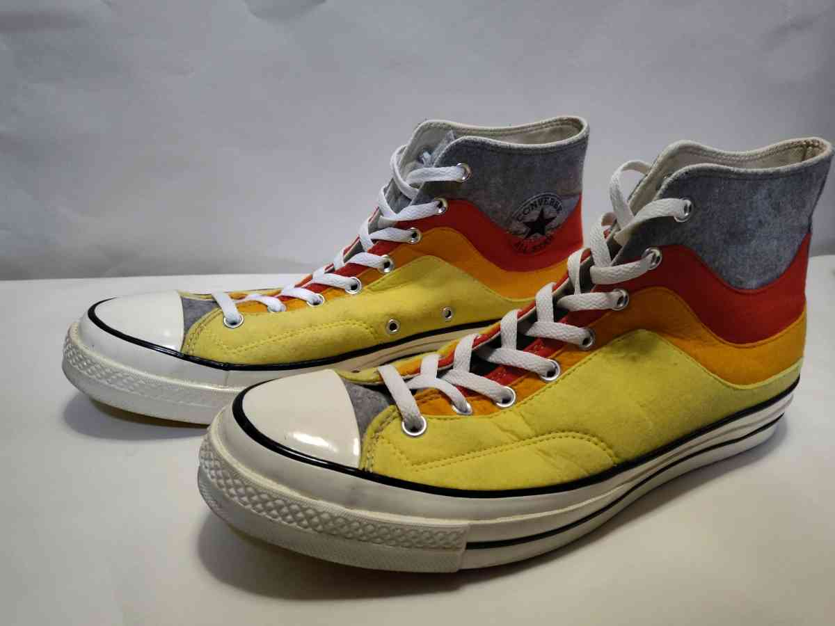 Converse Chuck 70 NorEaster Felt Orange Red High Tops size13 - Dayton, Ohio - FleaMarketBay