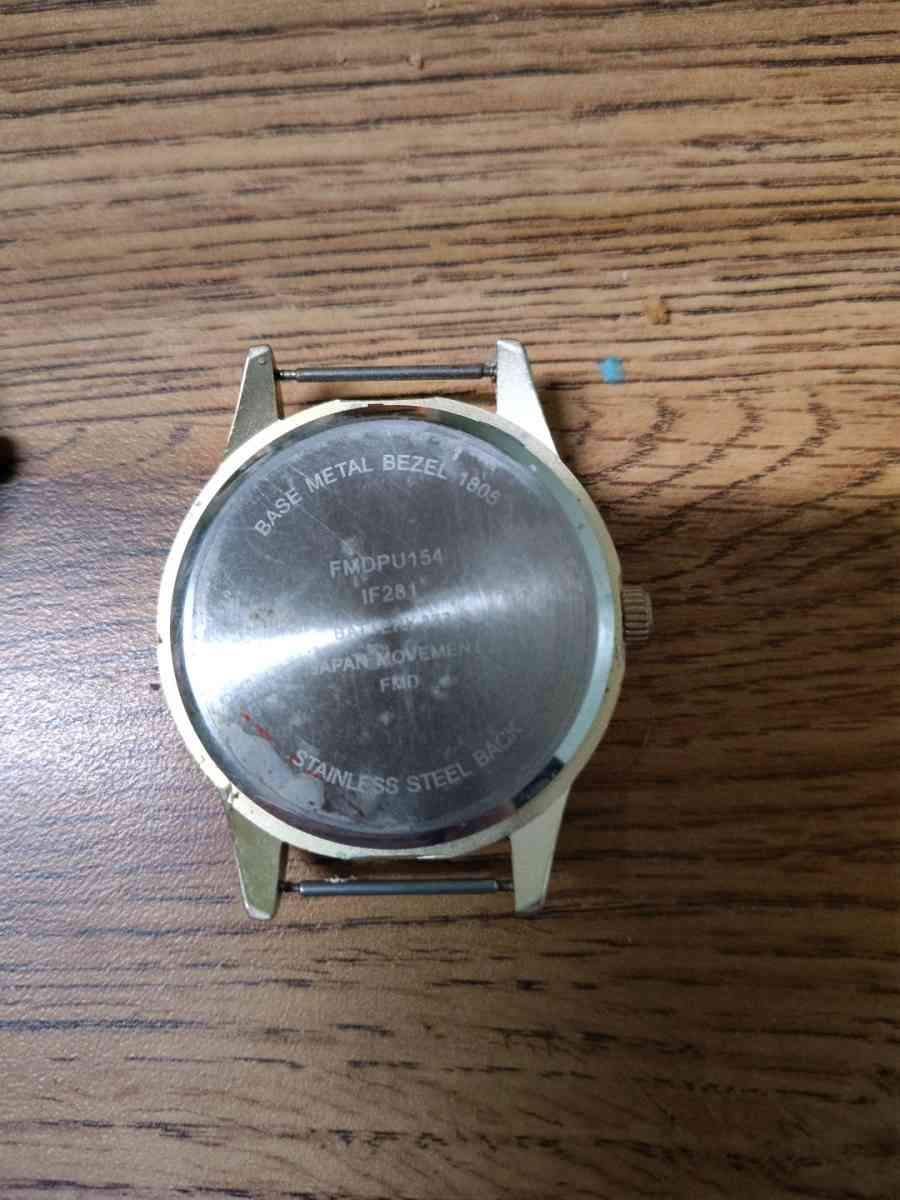 mens watch 2 faces one band non working - Saint Joseph, Missouri - FleaMarketBay