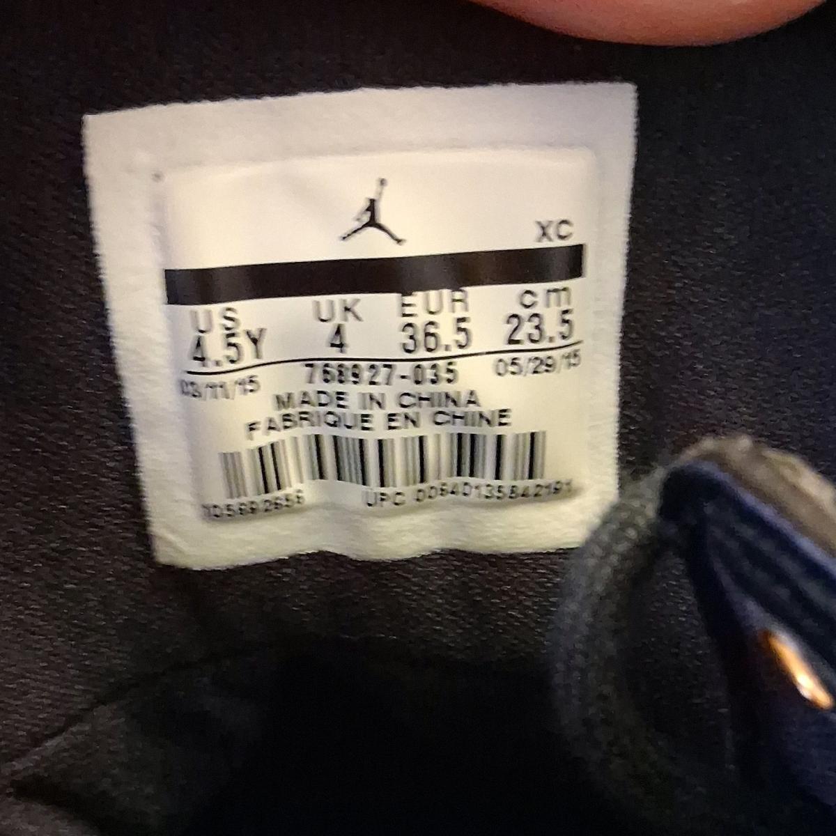 Nike Air Jordan Jasmine GG in the Black  Metallic Gold  Whi - Charlotte, North Carolina - FleaMarketBay