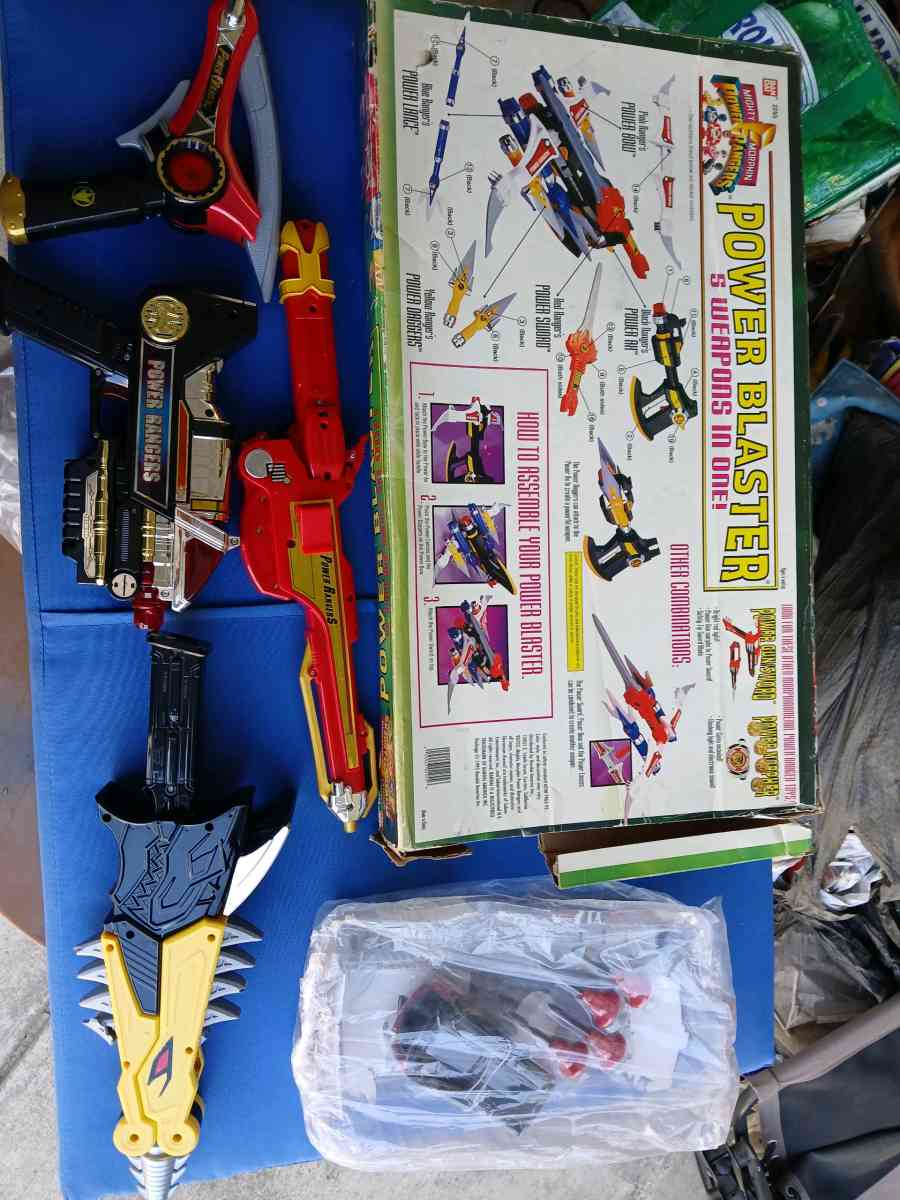 vintage power rangers lot everything pictured - Pomona, California - FleaMarketBay