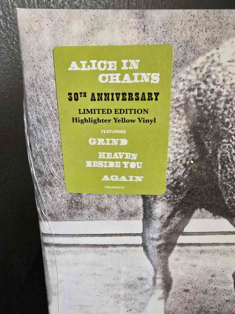 Alice In Chains Vinyl LP - Rosharon, Texas - FleaMarketBay