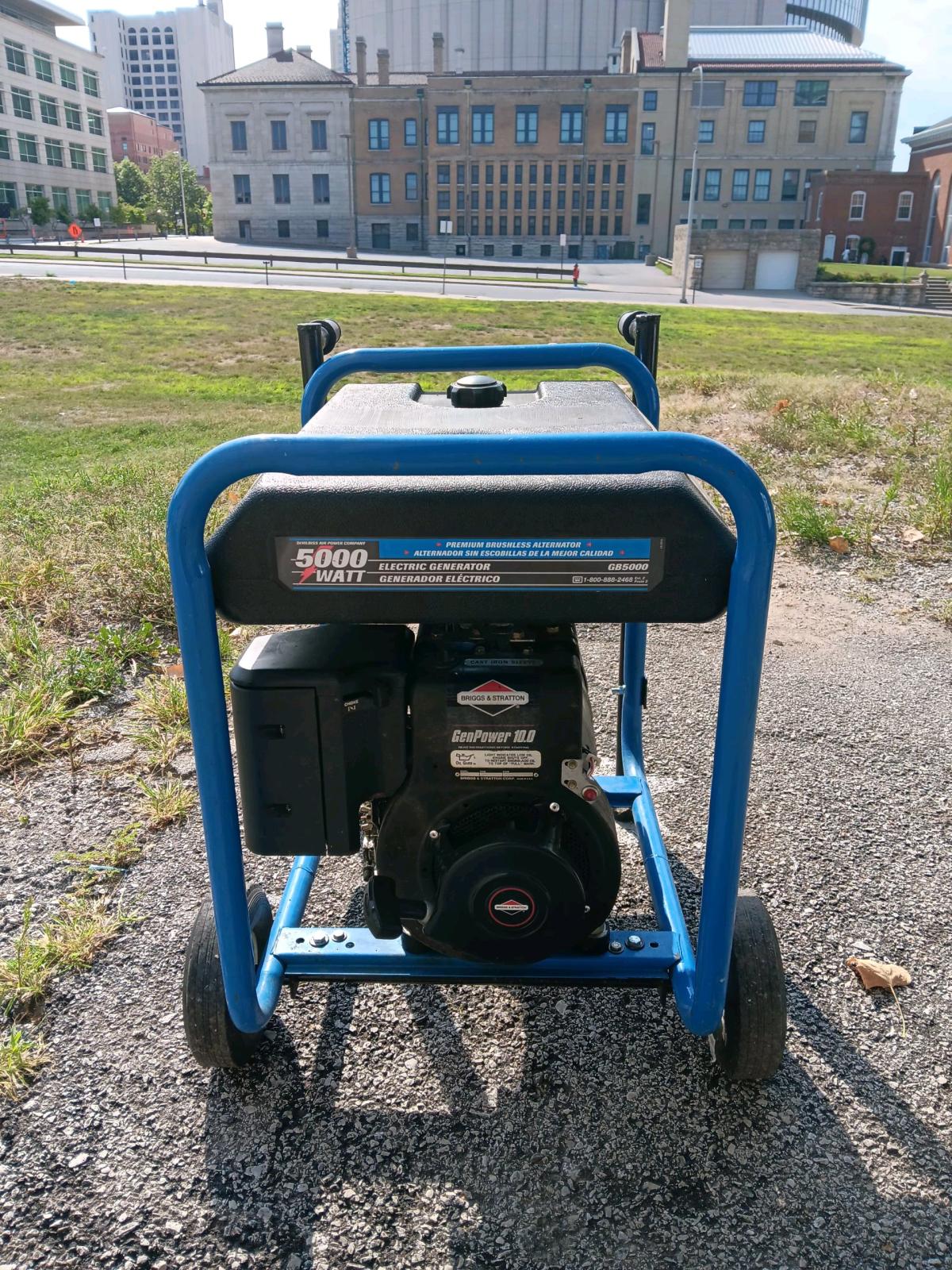 5000 watt Gas generator
