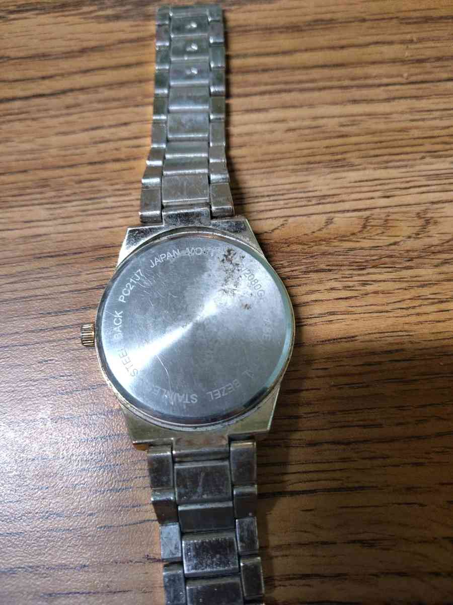 mens watch 2 faces one band non working - Saint Joseph, Missouri - FleaMarketBay