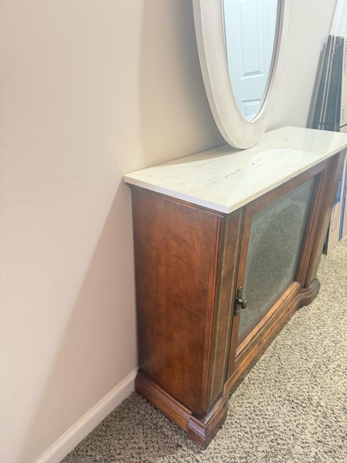 mirror with shelf storage unit - Naperville, Illinois