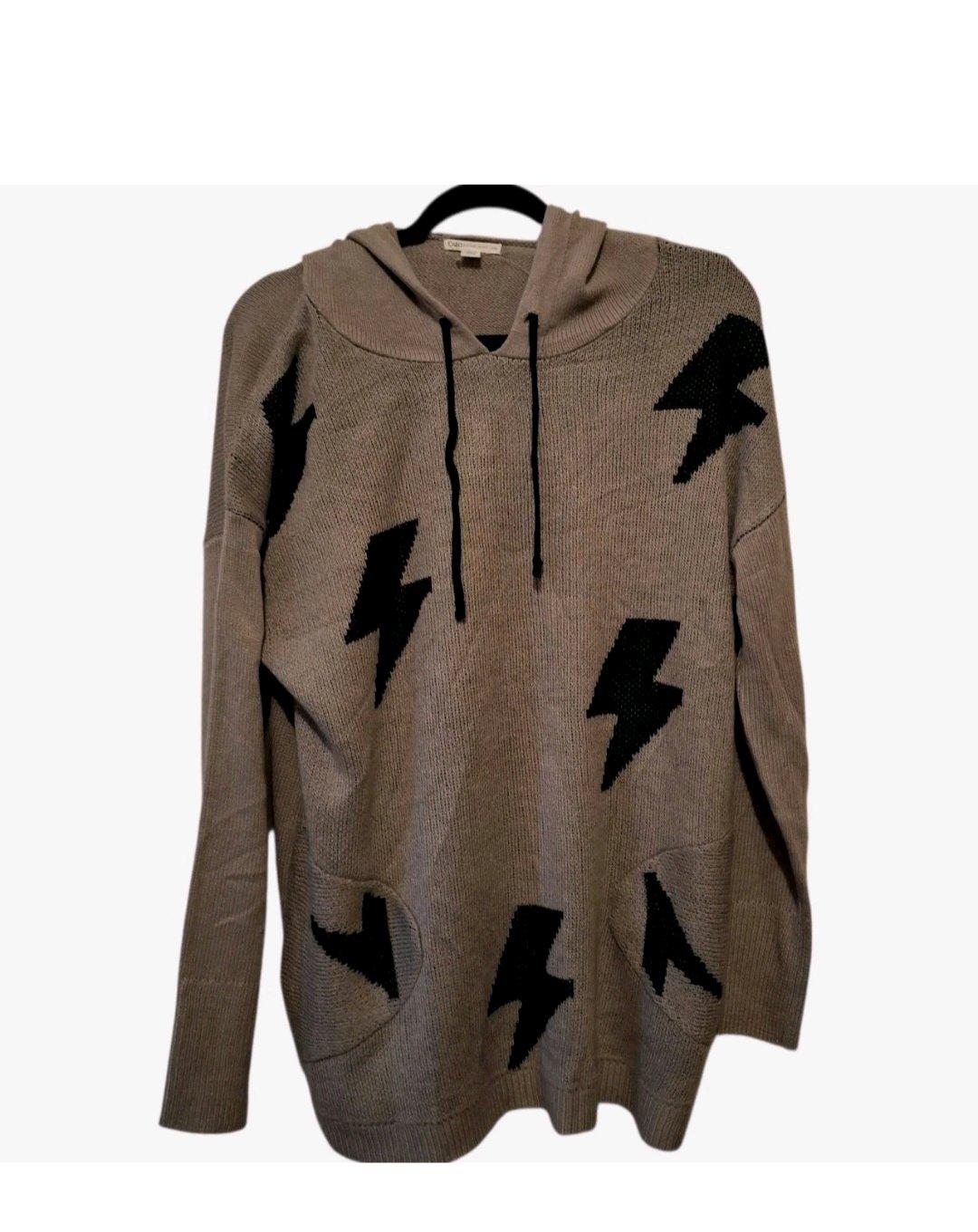 New Womens Thunder Gray Hoodie Sweater Large - Tampa, Florida