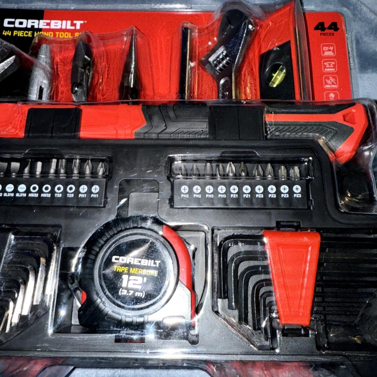 Corebilt 44 pcs hand tool set