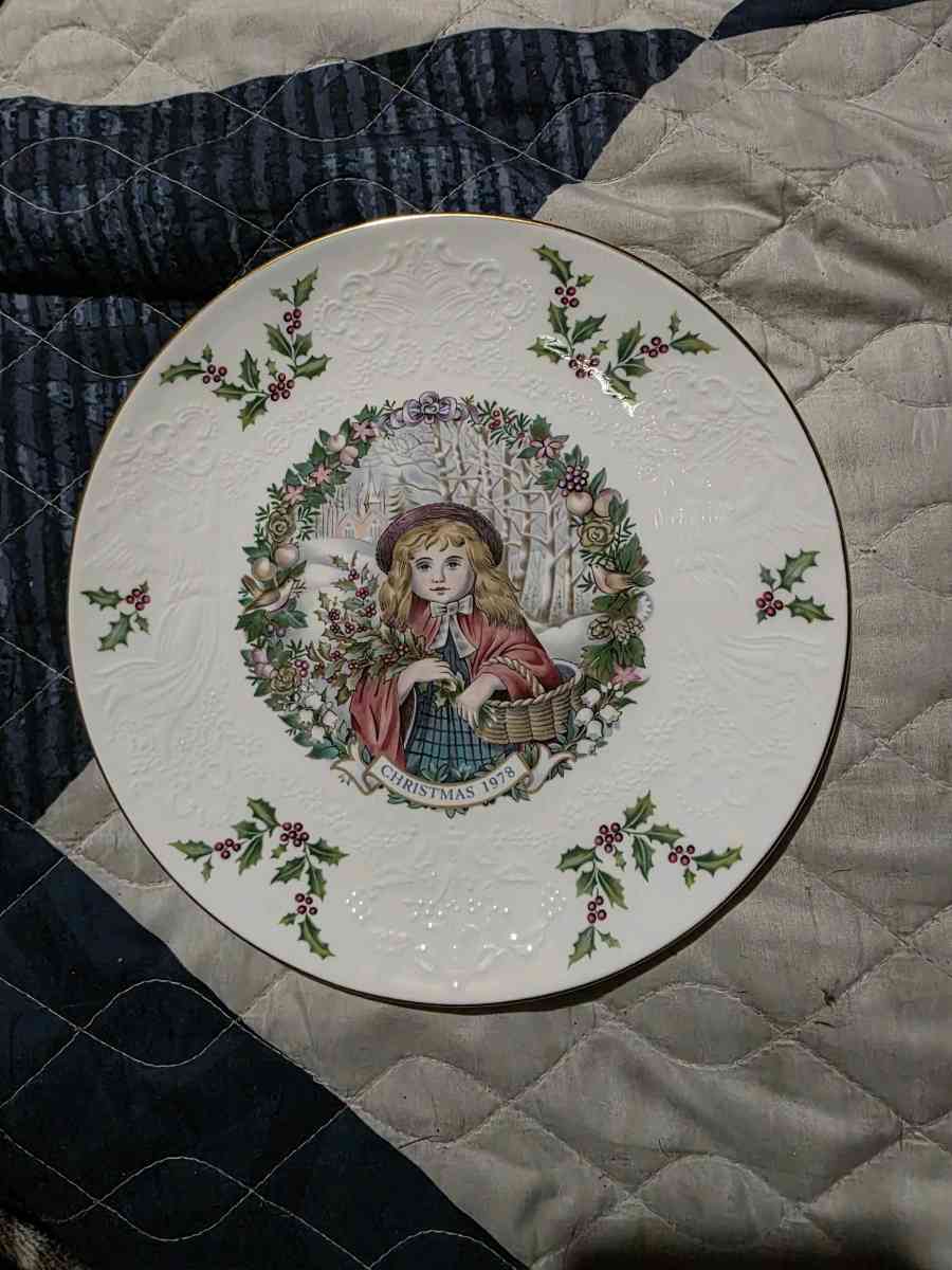 1978 Christmas plate - Brookshire, Texas