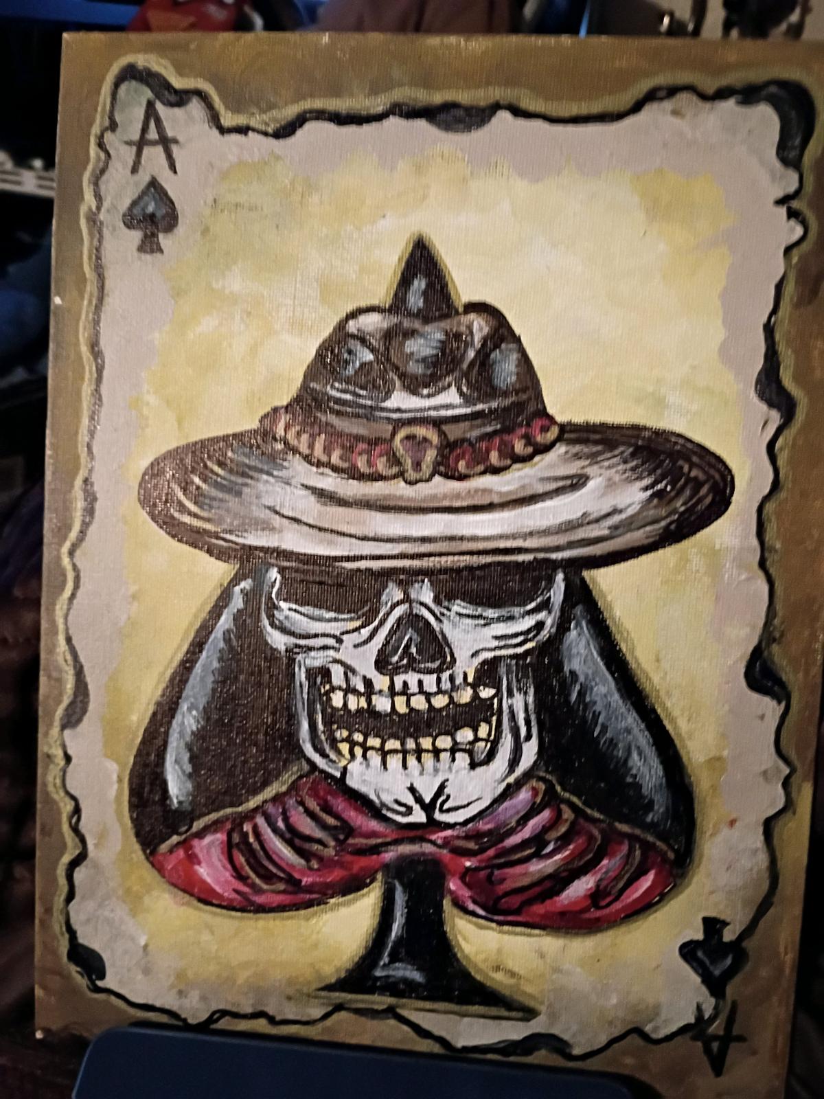 painting just finished by a up and coming artist - Alicia, Arkansas - FleaMarketBay