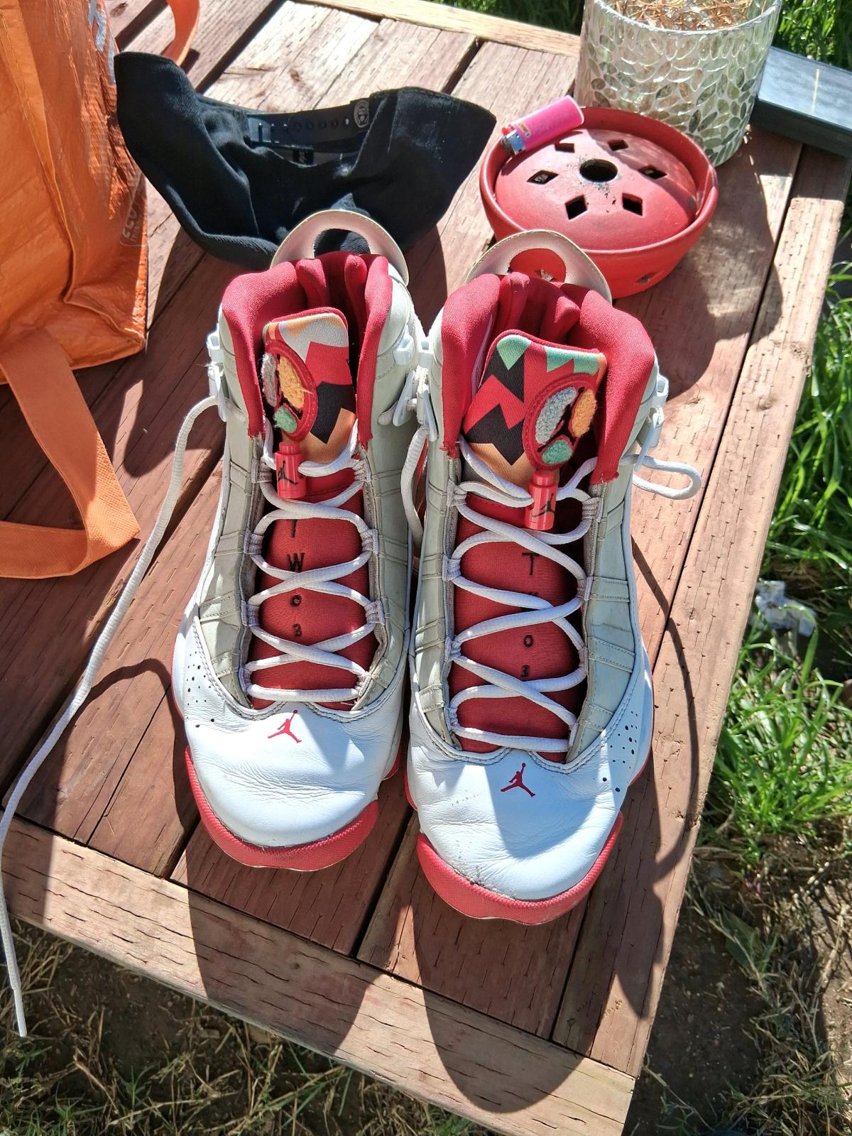 Air Jordan 6 ring red and white sneakers - San Diego, California - FleaMarketBay