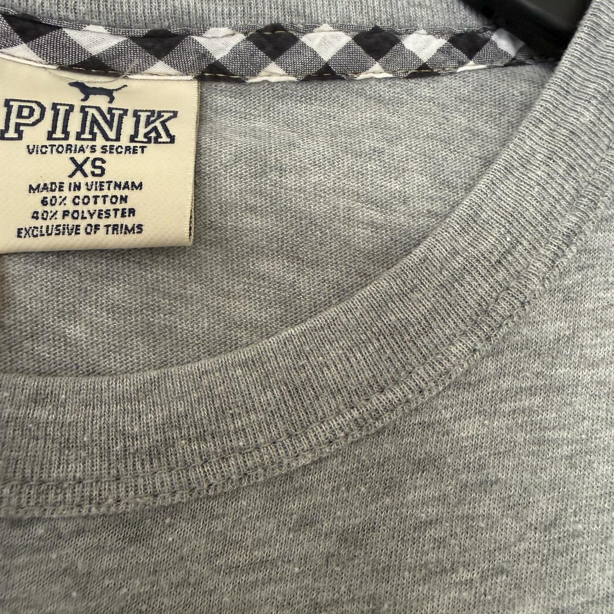 Y2K PINK Victorias Secret LOVE 86 Glitter Baby Tee XS - Los Angeles, California - FleaMarketBay