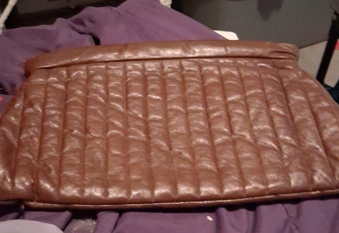 Timmy Woods Leather Clutch Handbsg