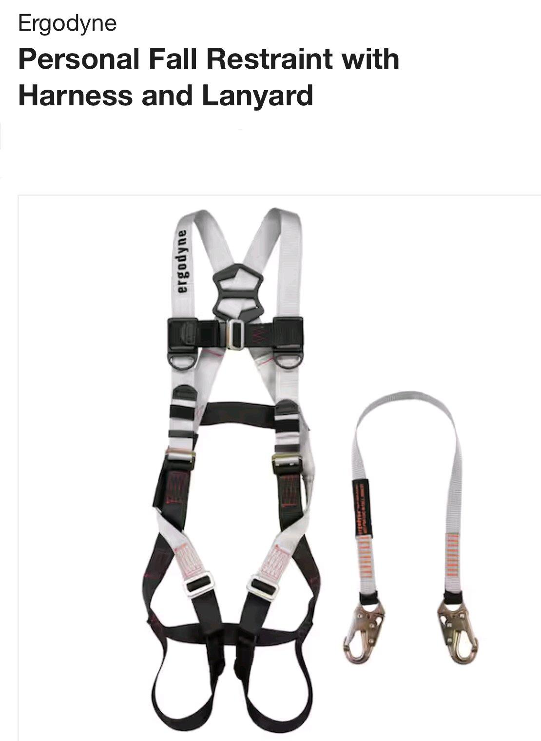 fall restraint harness