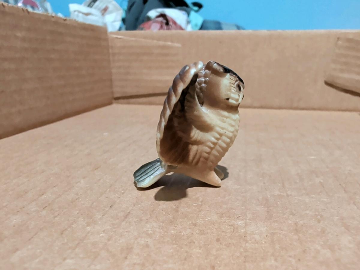 Vintage Miniature Owls Plastic Celluloid Figurines - Saint Louis, Missouri - FleaMarketBay