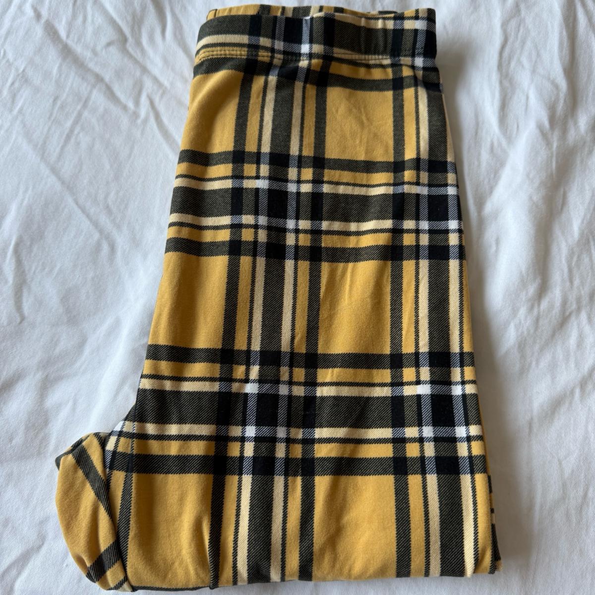 Mustard Yellow Plaid HighWaisted Stretch Leggings  Bold Tart - Los Angeles, California - FleaMarketBay