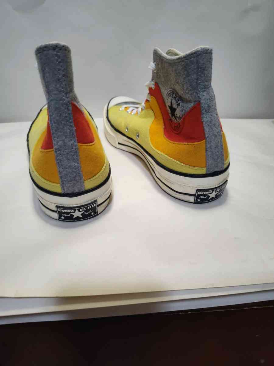 Converse Chuck 70 NorEaster Felt Orange Red High Tops size13 - Dayton, Ohio - FleaMarketBay