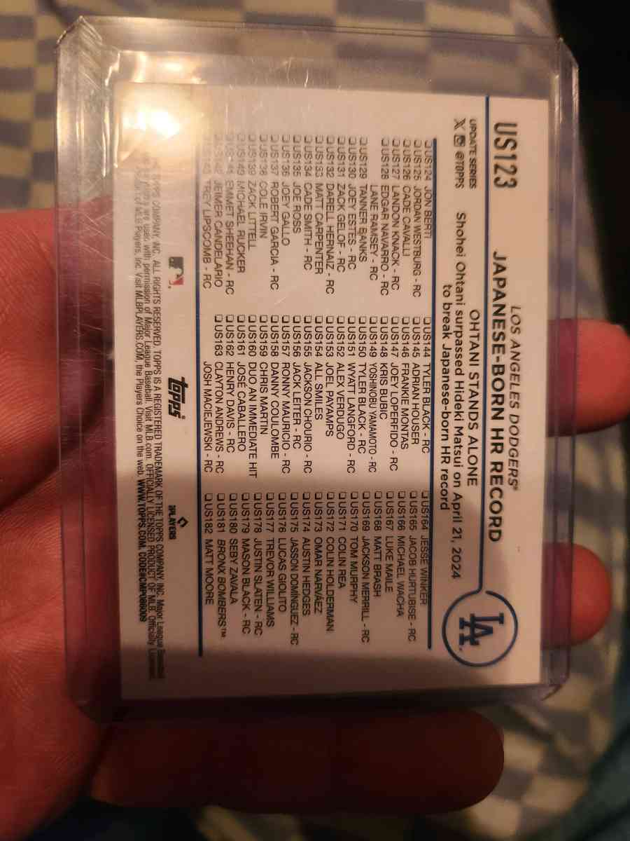 2025 Topps Update Shohei Ohtani Yellow - Joplin, Missouri - FleaMarketBay