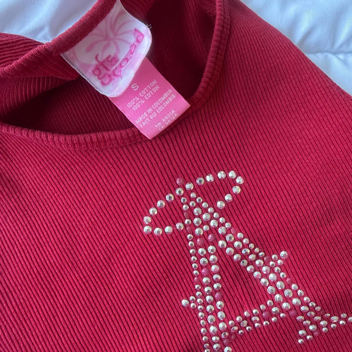 Los Angeles Angels Rhinestone Ribbed Tank Top Y2K Era Ballpa - Los Angeles, California - FleaMarketBay