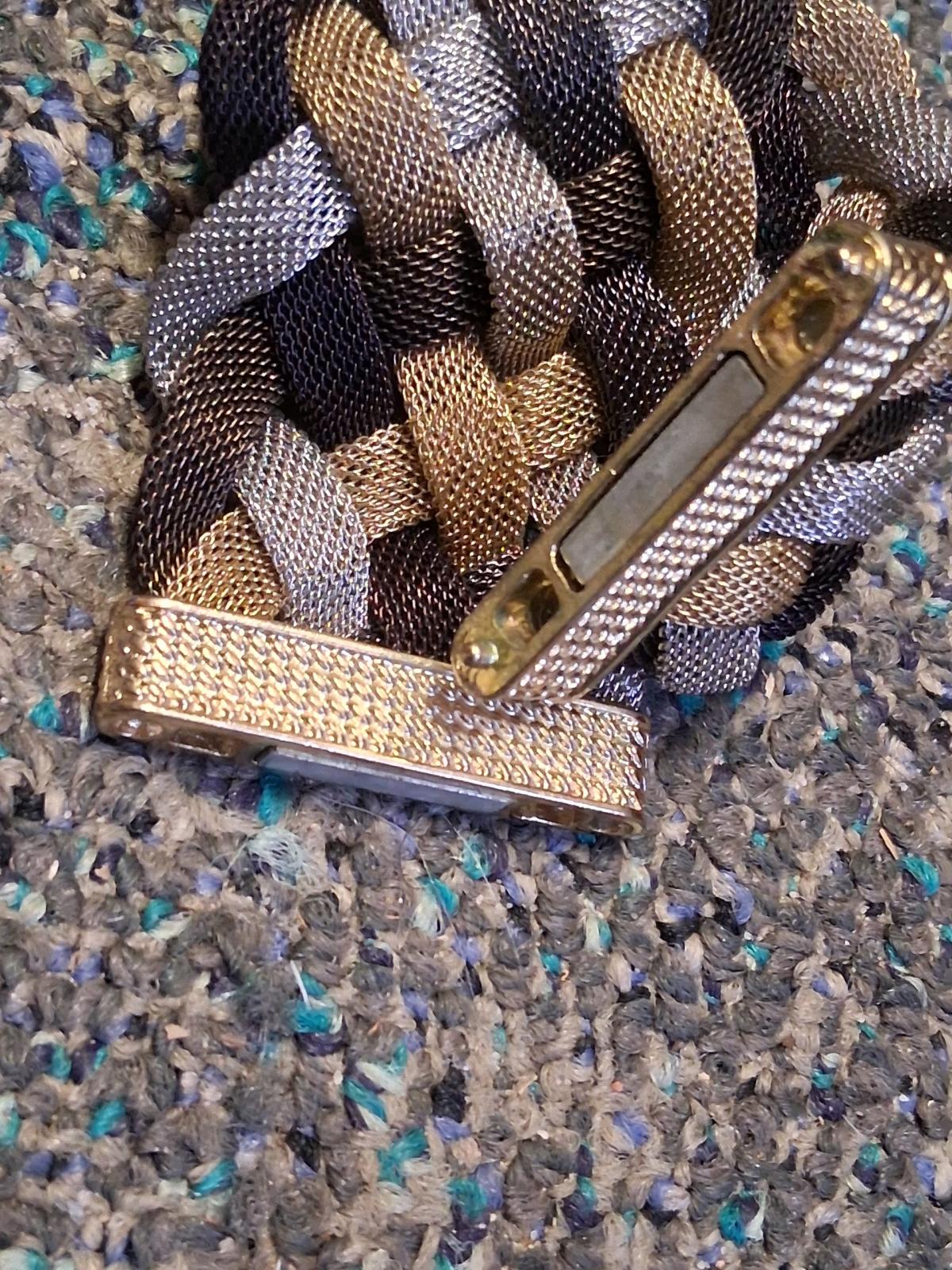 TriColor Braided Mesh Bracelet with Magnetic Clasp - Pensacola, Florida - FleaMarketBay
