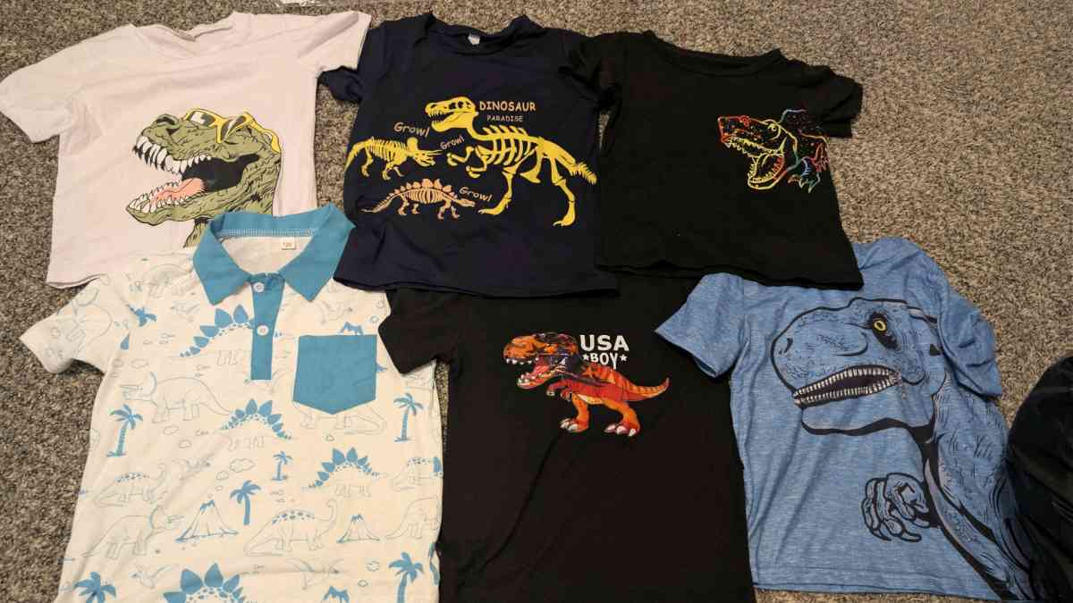 dino boys tees