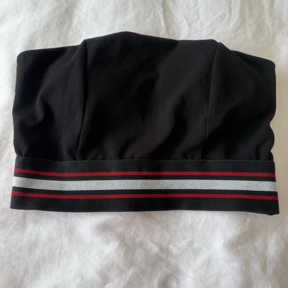 Brand New Haute Monde Black Striped Strapless Cropped Tube P - Los Angeles, California