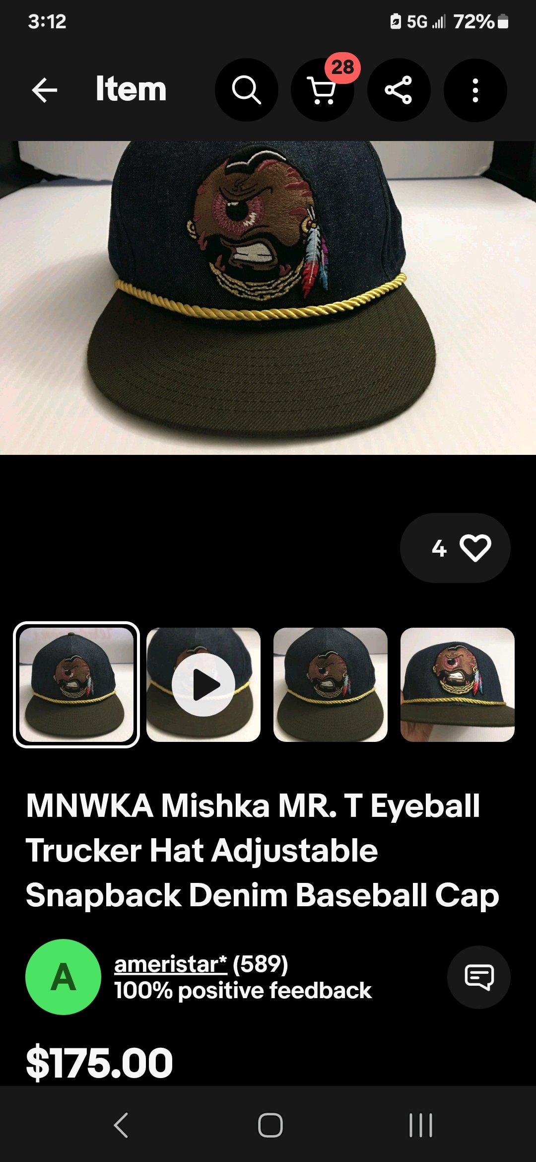 mishka mr t cap vhtf - Pomona, California - FleaMarketBay