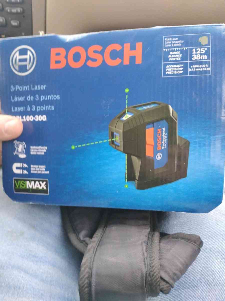 Bosch 3 point laser