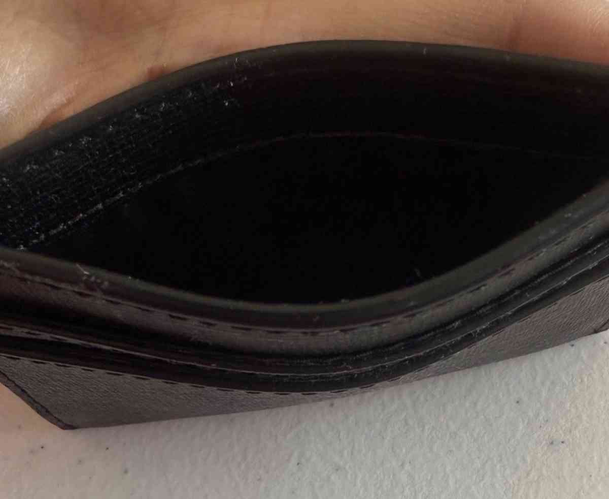 Authentic Coach New York Black Leather Card Holder Minimalis - Los Angeles, California - FleaMarketBay