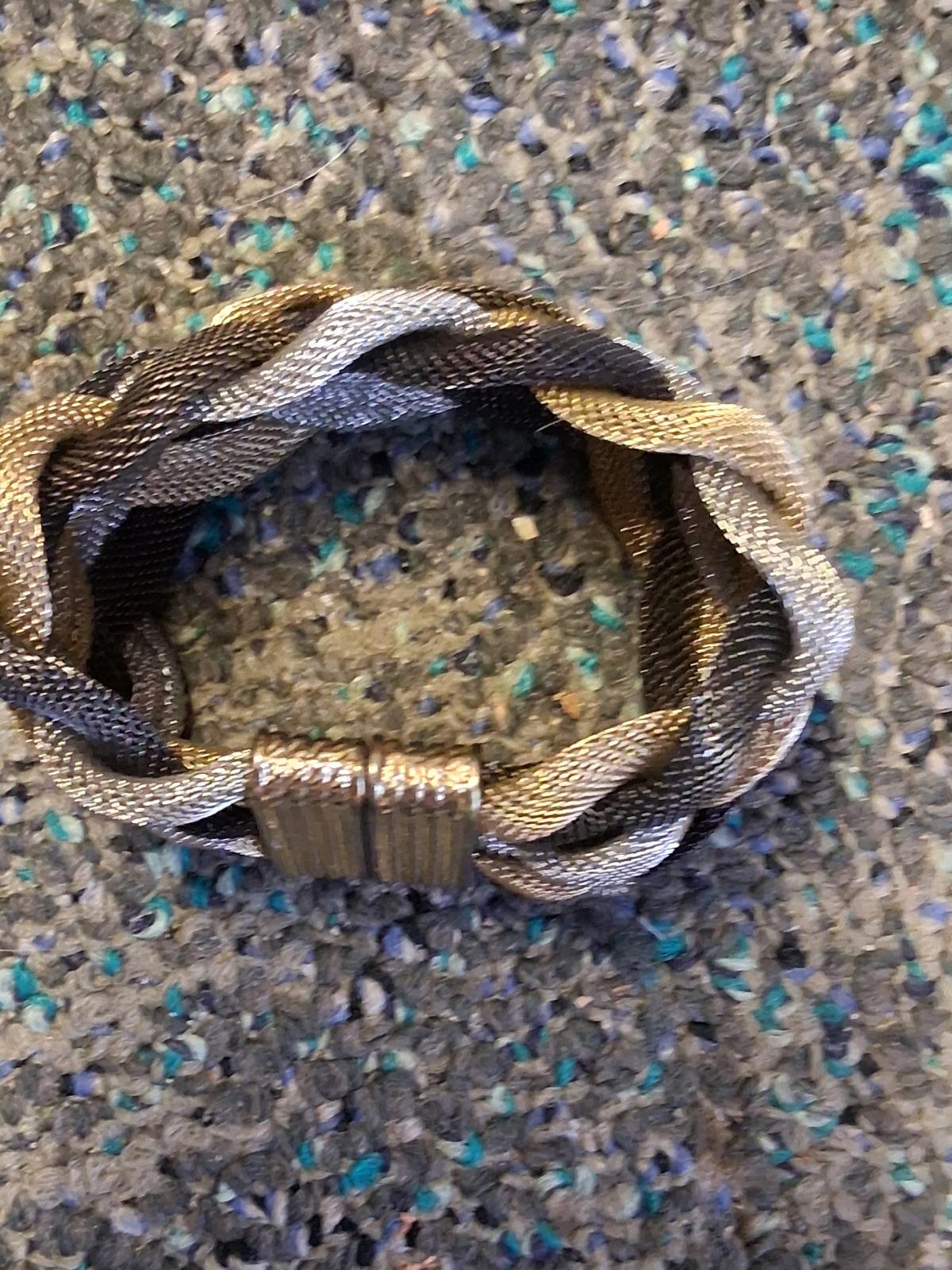 TriColor Braided Mesh Bracelet with Magnetic Clasp - Pensacola, Florida