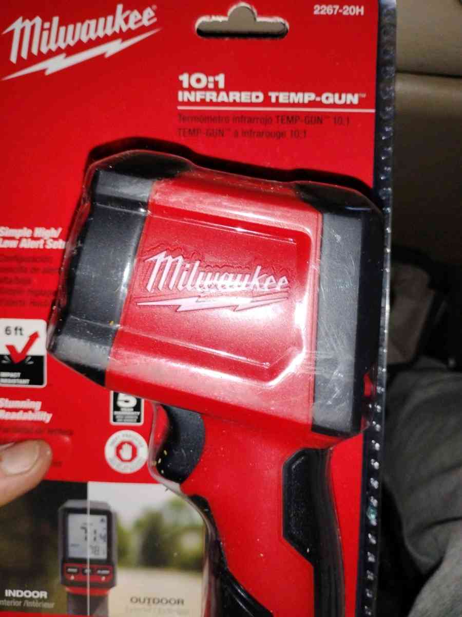 Milwaukee 10 1 Infrared temp gun - Peoria, Illinois - FleaMarketBay