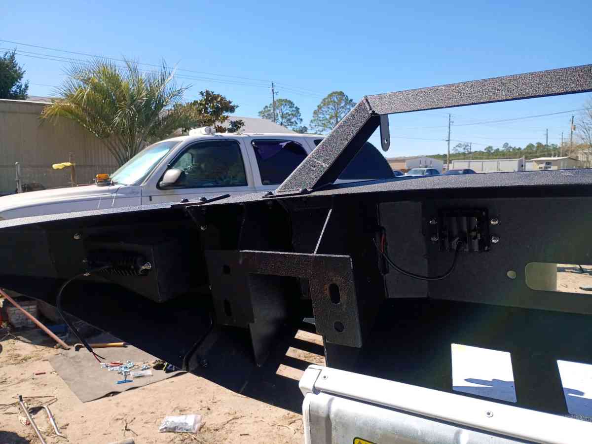 rhino front bumper with four LEDs  led bar hook up winch acc - Mobile, Alabama - FleaMarketBay