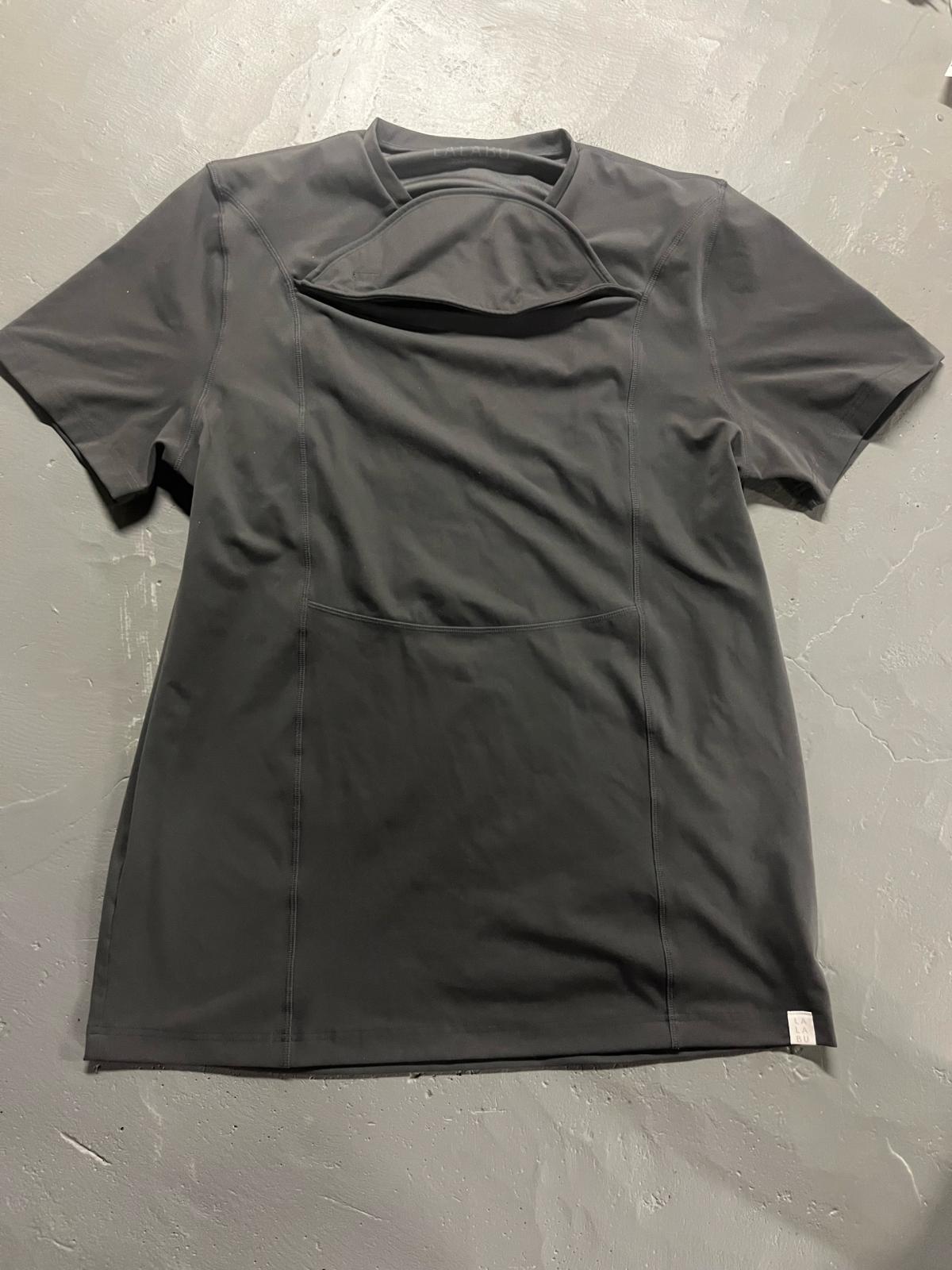 Lalabu Dad Shirt Grey Baby Carrying Pouch Infant Carrier Men