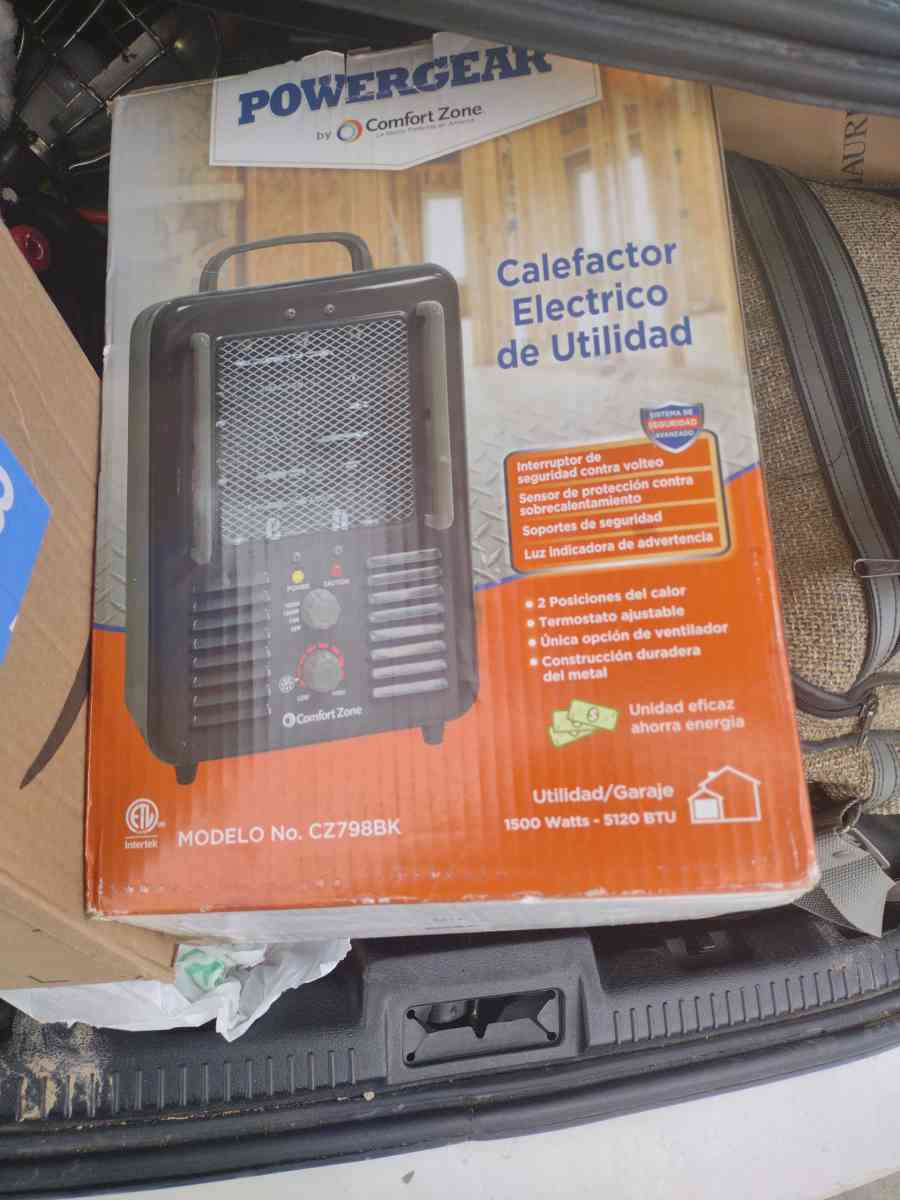 electric heater with the safety is on it brand new - Belleville, Illinois