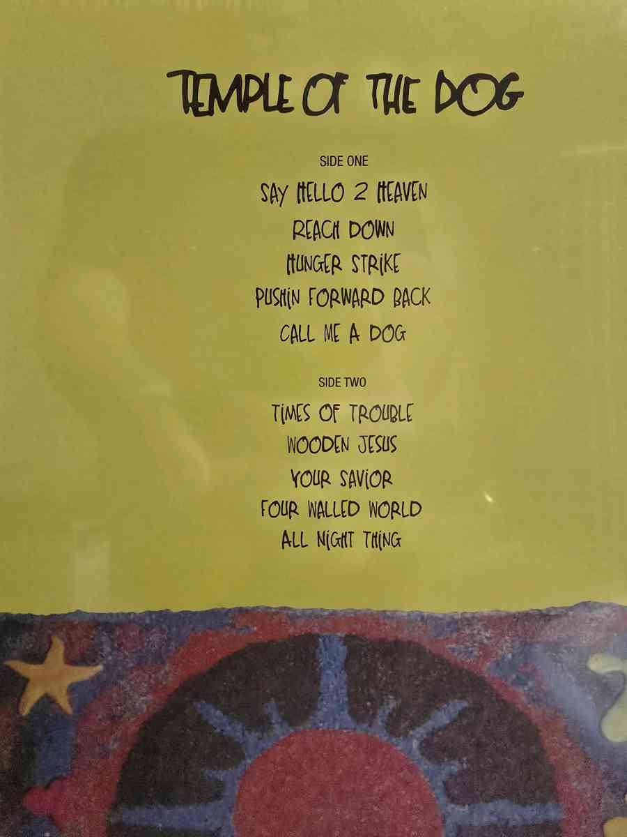 Temple Of The Dog Self Titled Vinyl LP - Rosharon, Texas - FleaMarketBay