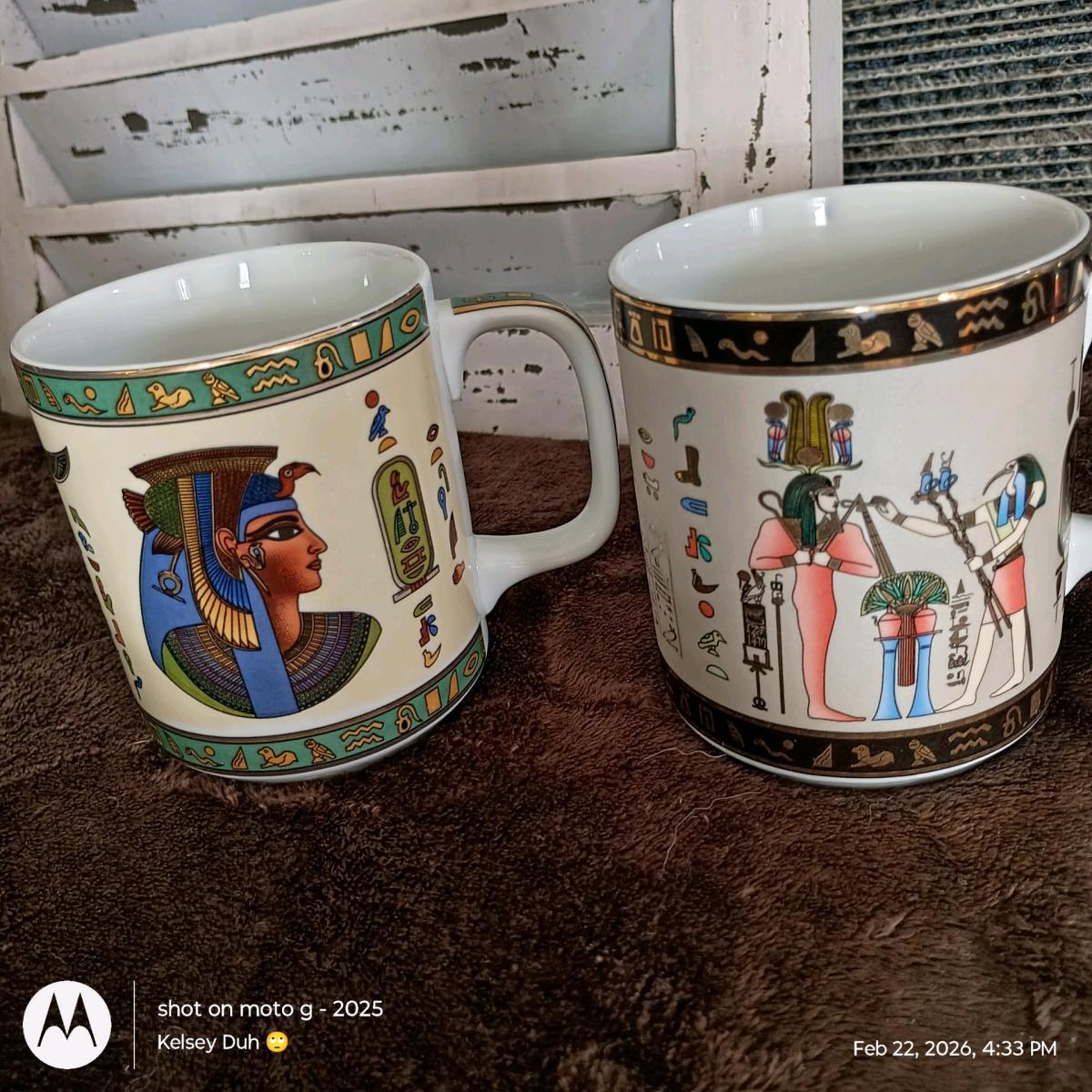 Egyptian coffee mugs