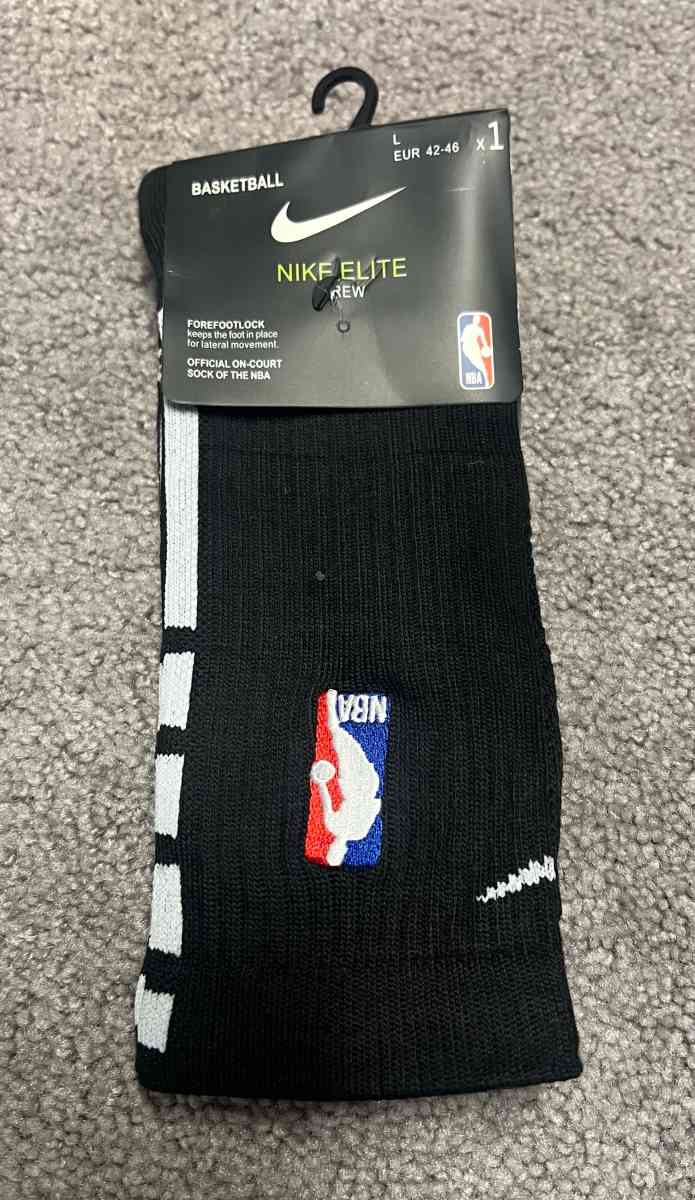 Nike Elite Drift NBA Crew Socks Mens Large - Albany, New York - FleaMarketBay