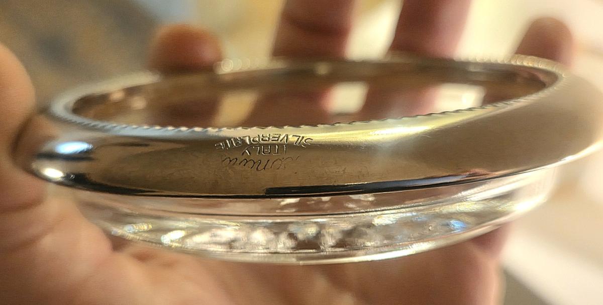 Vintage MCM Silverplate Coasters - Los Angeles, California - FleaMarketBay