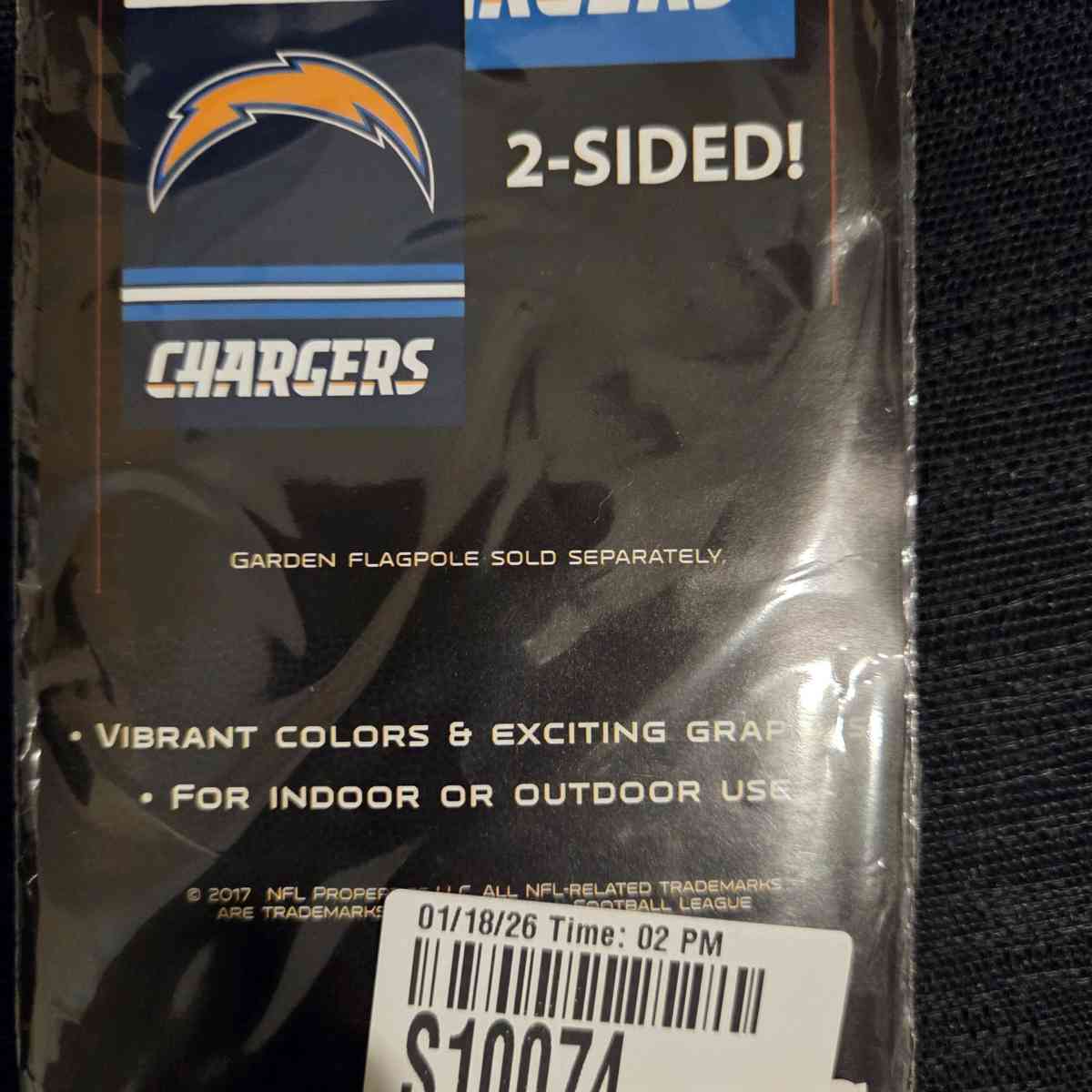 NFL Chargers Garden Flag New - Inglewood, California - FleaMarketBay