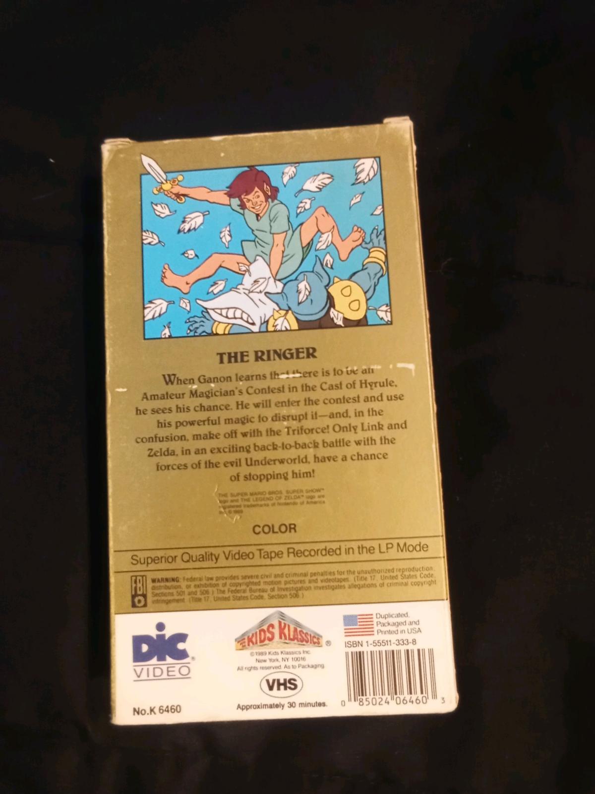 The legend of Zelda the ringer VCR tape - Knoxville, Tennessee - FleaMarketBay