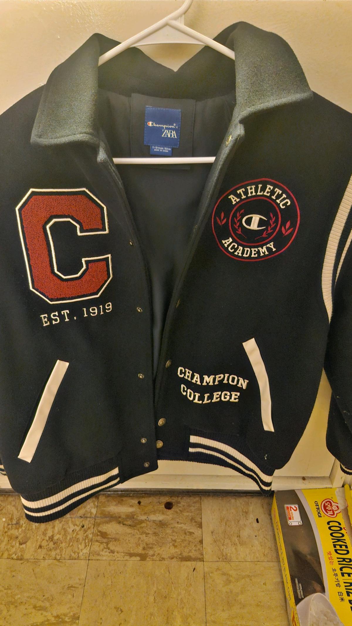 Zara X Champion Varsitg Jacket