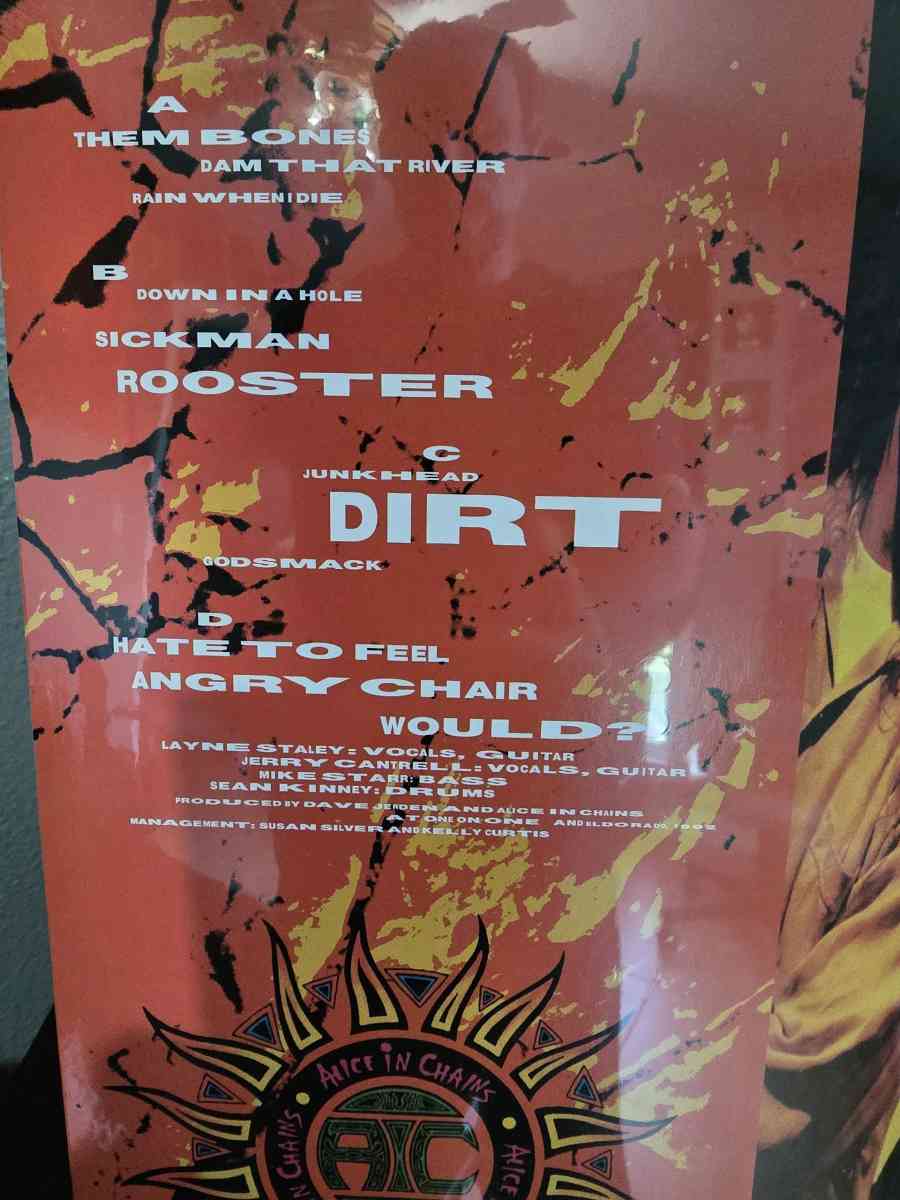 Alice In Chains Dirt Vinyl LP - Rosharon, Texas - FleaMarketBay