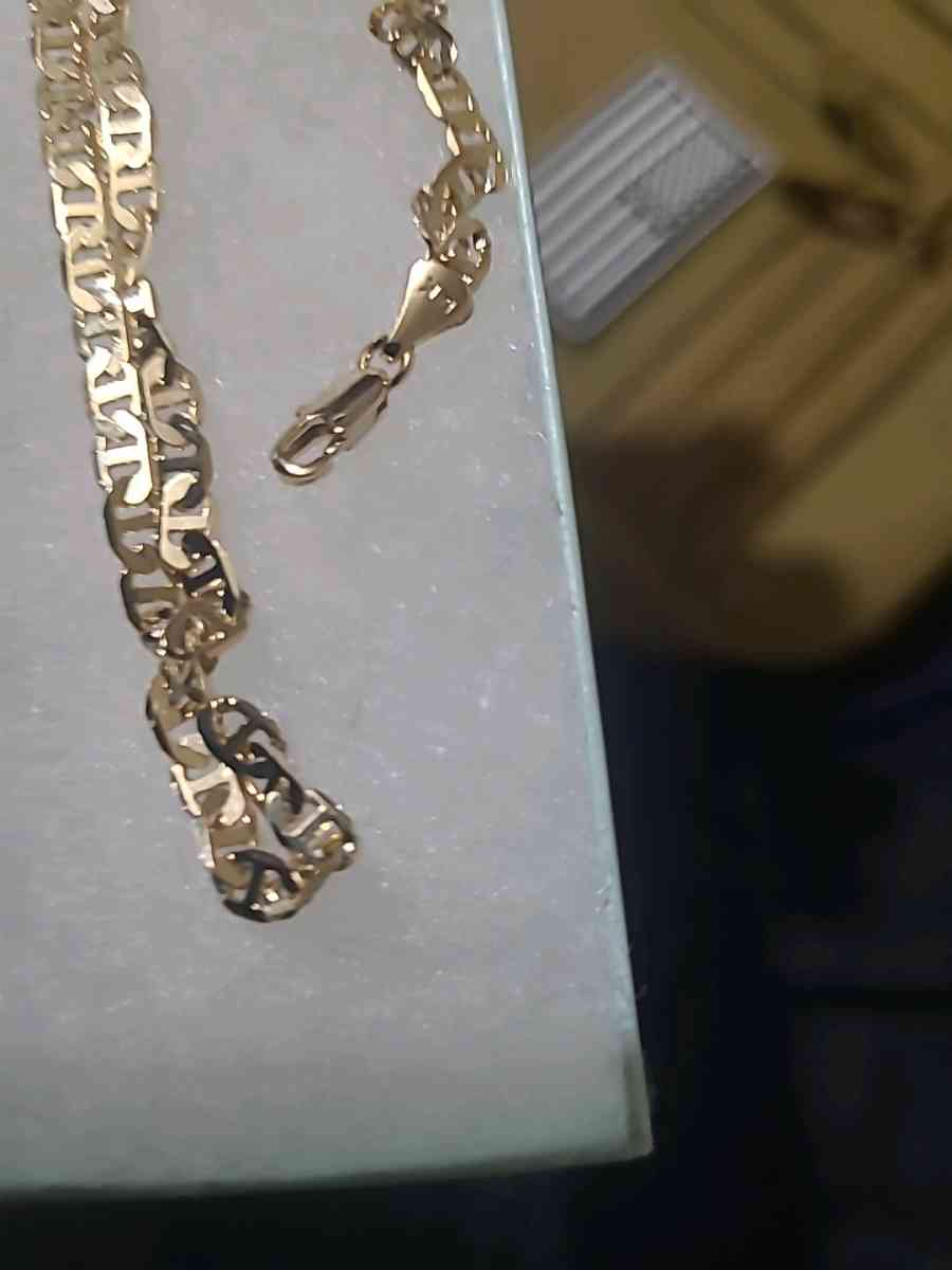 14k 4mm Mariner necklace - Mount Sterling, Kentucky - FleaMarketBay