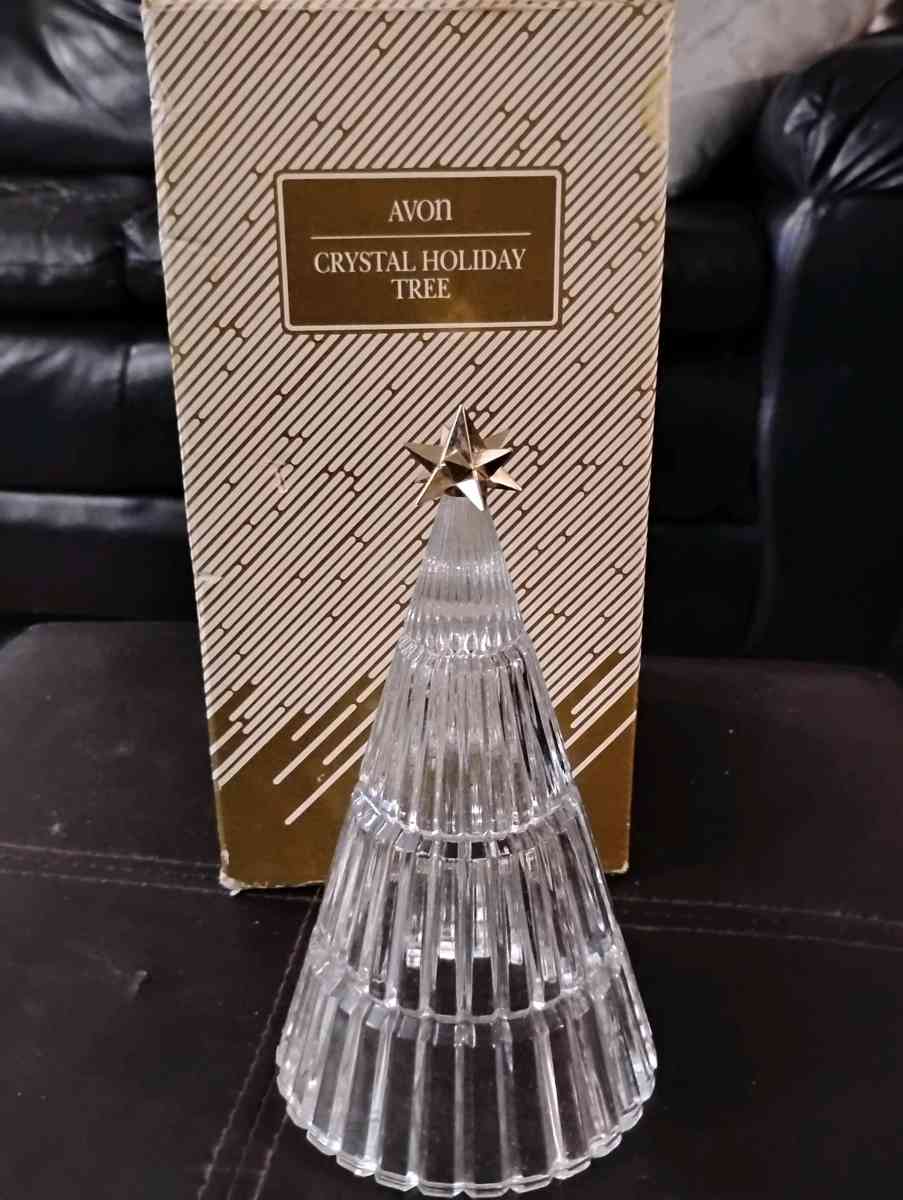 Avon Crystal Holiday Tree