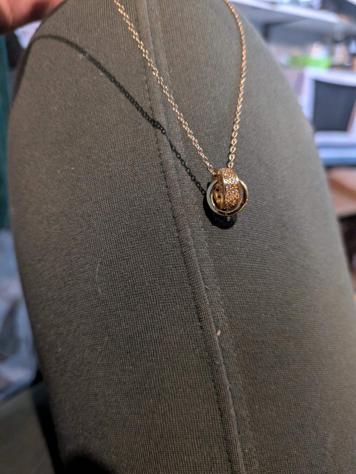 925 Sterling Silver with Two Hoop Pendant - Camas Valley, Oregon - FleaMarketBay