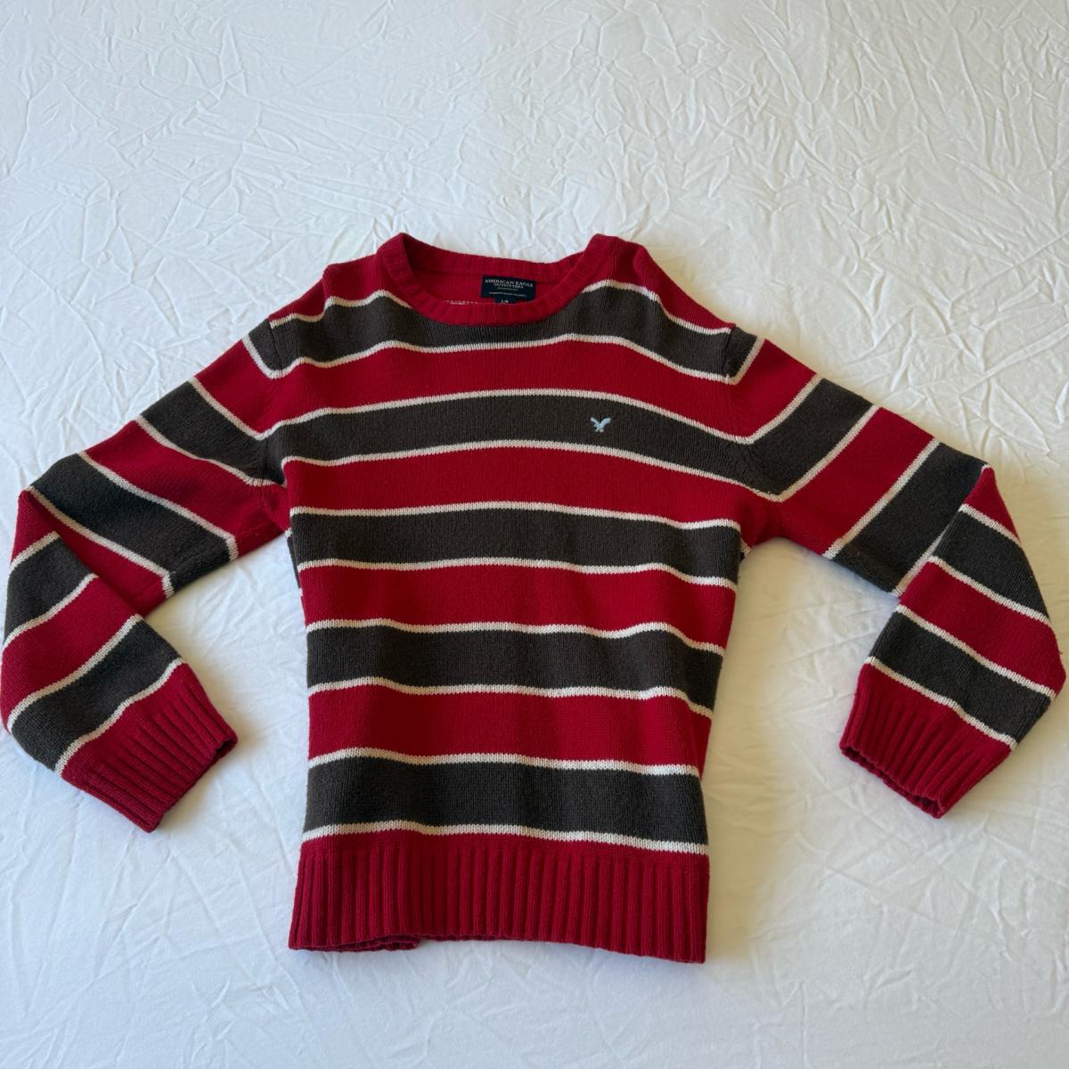 American Eagle Outfitters Red  Brown Striped 30 Wool Blend C - Los Angeles, California