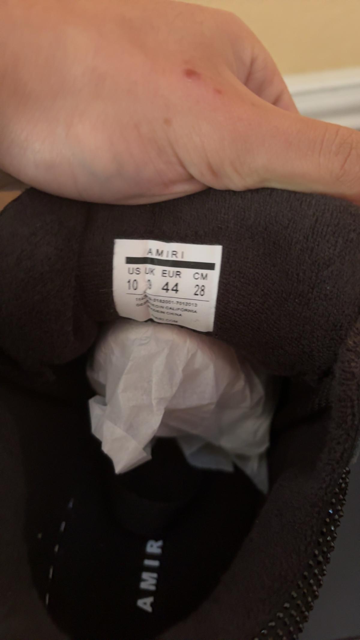 Black amiri ma1 crystal brand new size 10 - Garland, Texas - FleaMarketBay