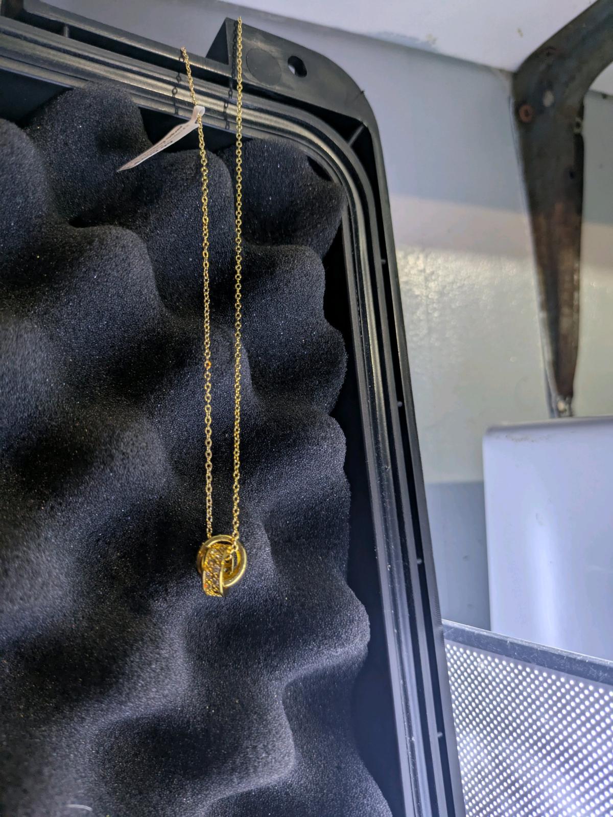 925 Sterling Silver with Two Hoop Pendant - Camas Valley, Oregon - FleaMarketBay