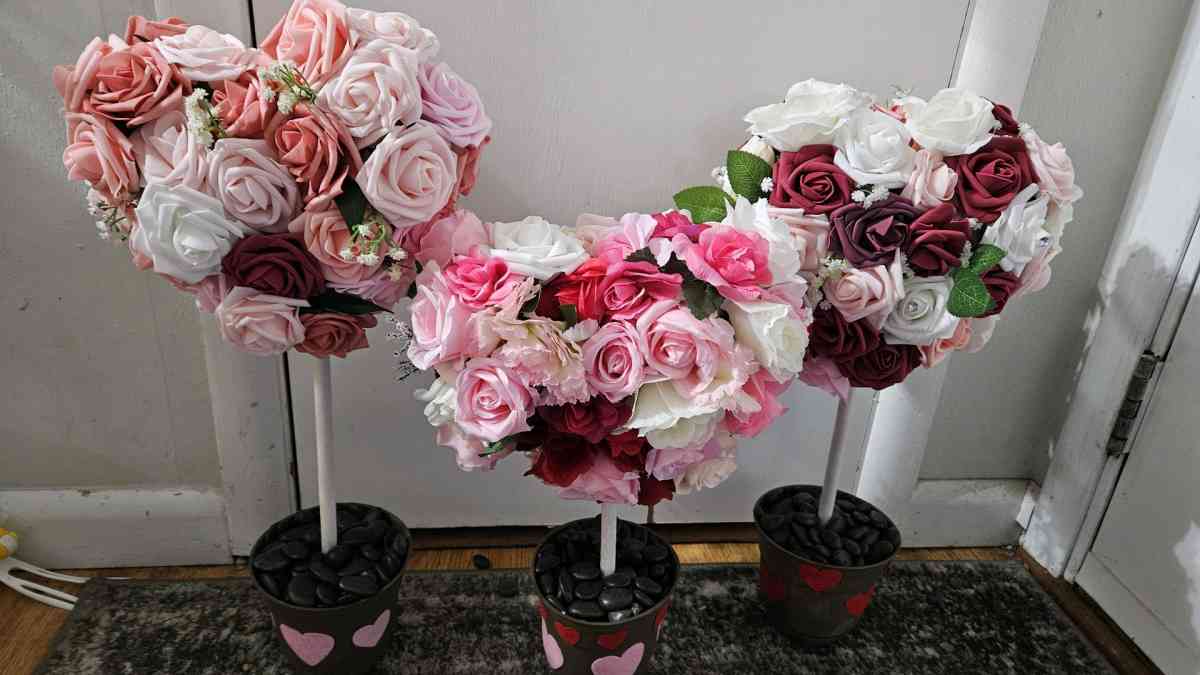 floral heart centerpieces 3